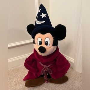 Vintage Mickey Mouse Fantasia Sorcerer’s Apprentice 18” plush